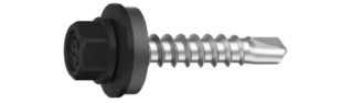 FARMARSKRUV FÖR TRÄ SVART RAL9011 4,8X35MM