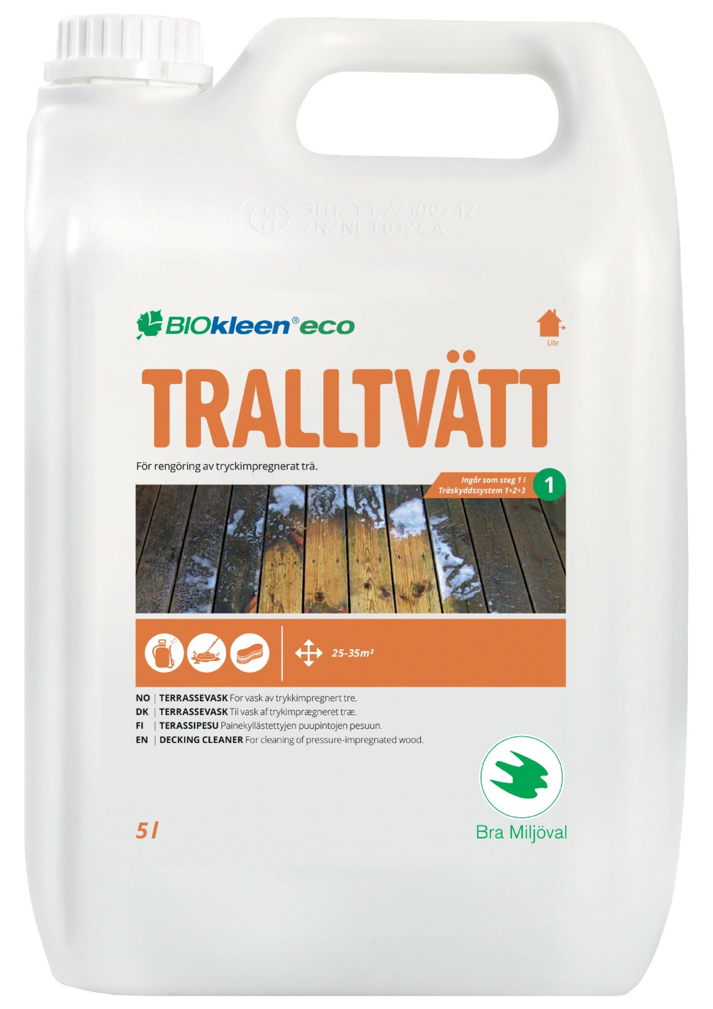 900989 TRALLTVÄTT BIOKLEEN ECO 5L