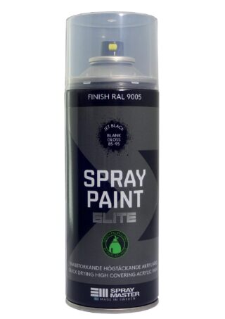 SPRAYFÄRG ELITE SVART RAL9005 BLANK