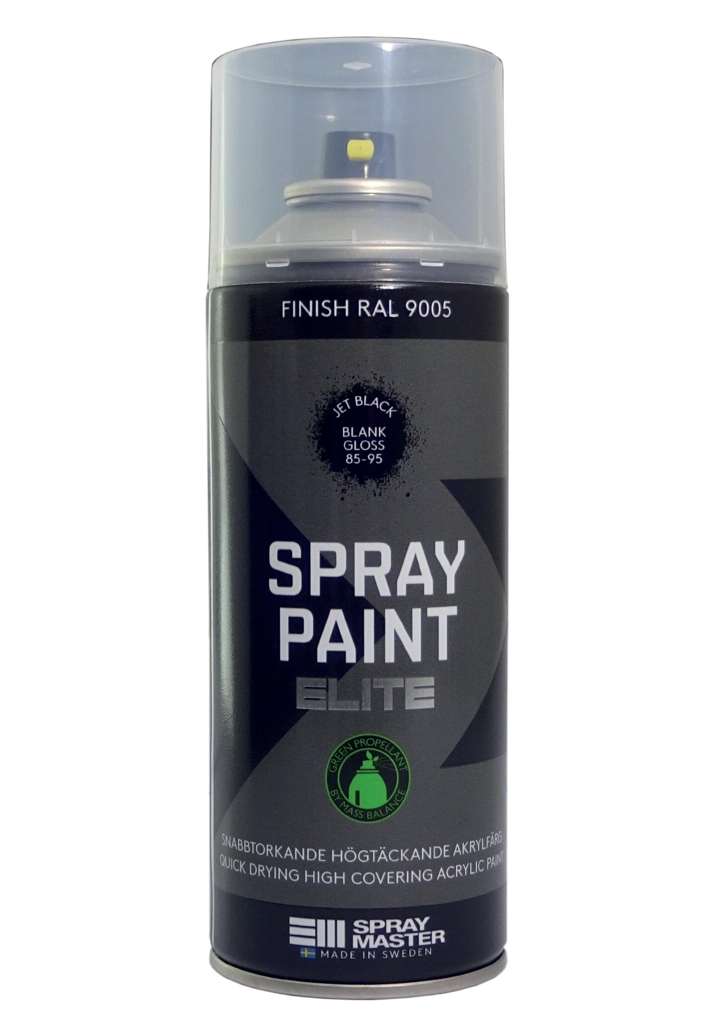 994353 SPRAYFÄRG ELITE SVART RAL9005 BLANK