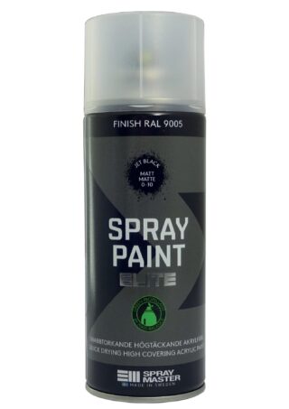 SPRAYFÄRG ELITE SVART RAL9005 MATT
