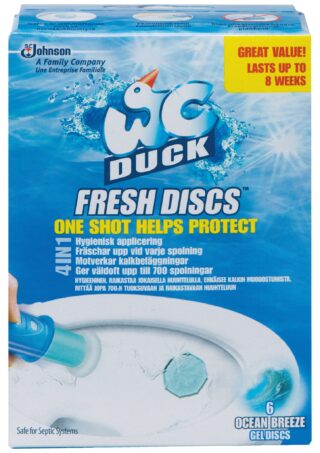 RENGÖRING WC DUCK FRESH DISCS OCEAN BREEZE