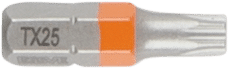 BITS TX25 KONISK 25MM 10ST