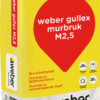 Murbruk Gullex tjockfog M2,5 20kg