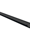 HÄNGRÄNNA R HALVRUND SVART 015 125X4000MM