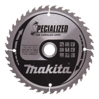 SÅGKLINGA B-32960 MAKITA TRÄ 40T 165X20X1,6MM