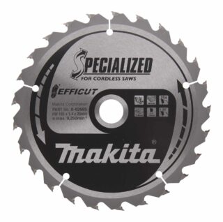SÅGKLINGA B-62985 MAKITA EFFICUT 25T 165X20X1,4MM
