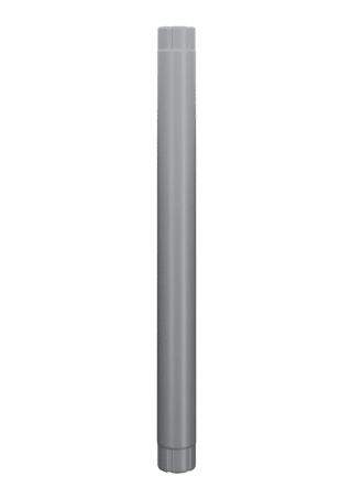 MELLANSTYCKE MST KRYMPTA ÄNDAR SILVERMETALLIC 045 87X1000MM