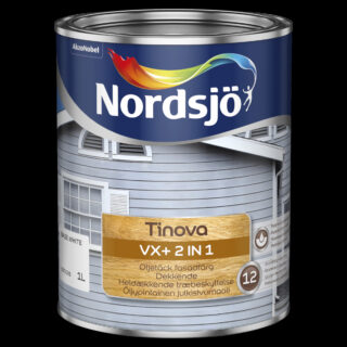 TRÄFASADFÄRG TINOVA VX+ 2 IN 1 BW NORDSJÖ UTOMHUS 1L