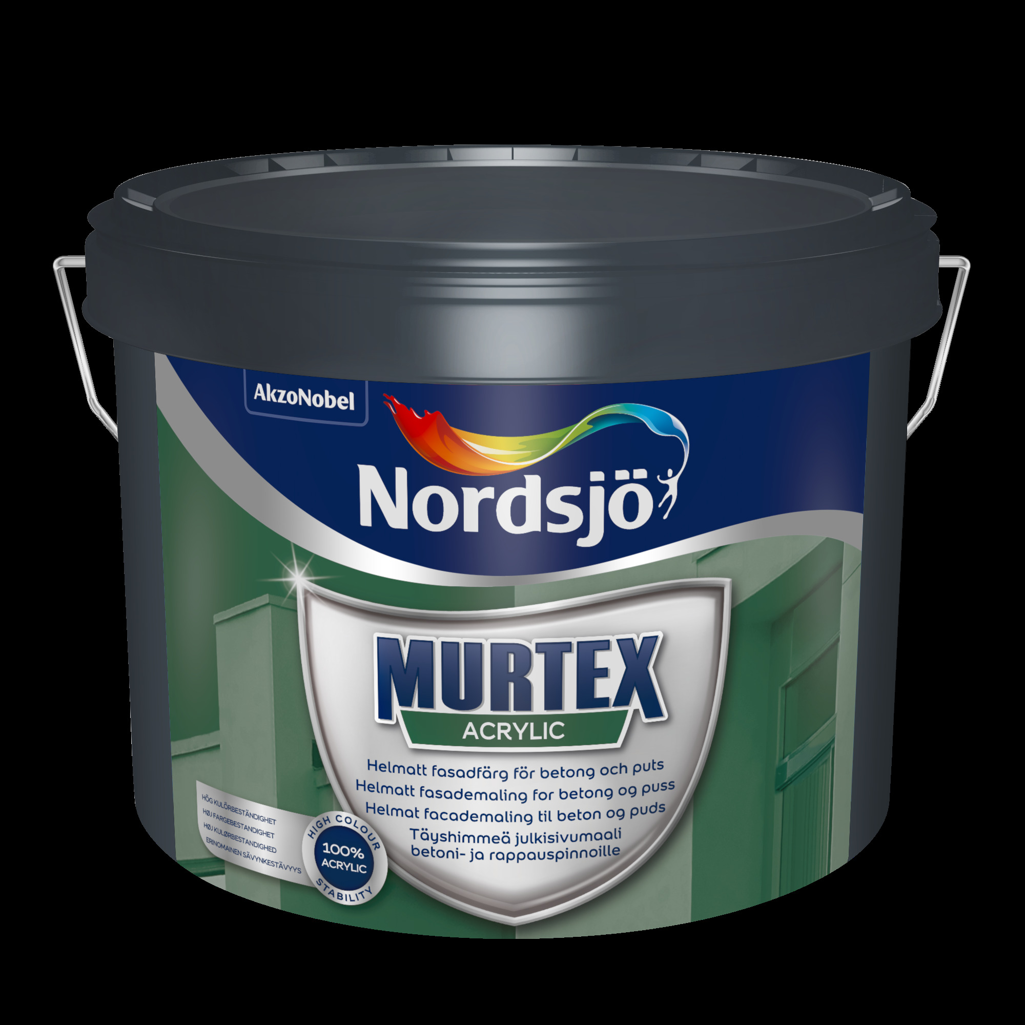 Nordsjo-Murtex-Acrylic-2135292_C04-11 PUTSFASADFÄRG MURTEX ACRYLIC BW NORDSJÖ UTOMHUS 1L