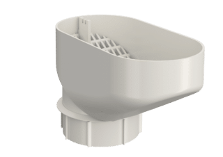 RENSTRATT RT TILL STUPRÖR PLAST ANTIKVIT 001 =100MM