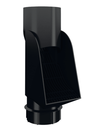 LÖVSIL SLS SJÄLVRENSANDE PLAST SVART 015 110MM