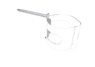 RÖRSVEPSSTIFT SST FÖR STENVÄGG GALVAD 175MM