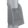 LÖVSIL SLS SJÄLVRENSANDE PLAST SILVERMETALLIC 045 110MM