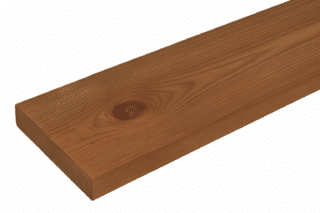 26x118 Borgunda-Thermowood Värmebehandlad Brun, Furu