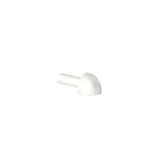 TREVHÖRN ALU 8MM VITLACKAD