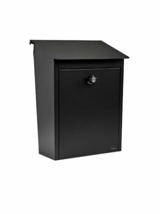 POSTLÅDA 9441B LÅSBAR SVART 400X303MM