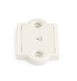 FÄSTBRICKA 2434 VIT 2ST