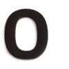 SIFFRA SJÄLVHÄFTANDE 0 SVART 50MM
