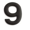 SIFFRA SJÄLVHÄFTANDE 9 SVART 50MM