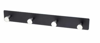 KROKRAD 1368-4 SVART/KROM 40X300MM