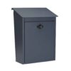 POSTLÅDA 9441B LÅSBAR BLÅ 400X303MM