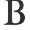 BOKSTAV CENTURY B SVART 98MM