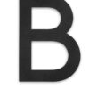 BOKSTAV HOME B SVART 142MM
