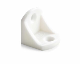 MÖBELVINKEL 144 VIT 22X22MM 4ST