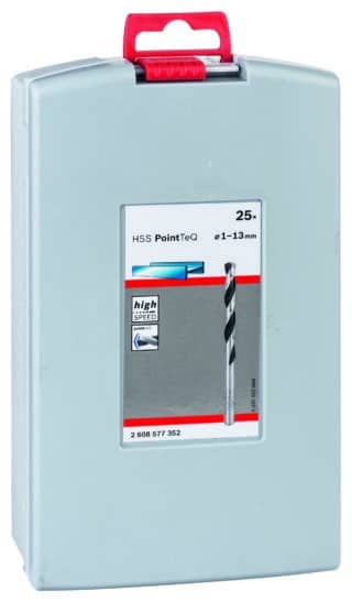 HSS spiralborr PointTeQ ProBox, 25 st., 1¿13 mm