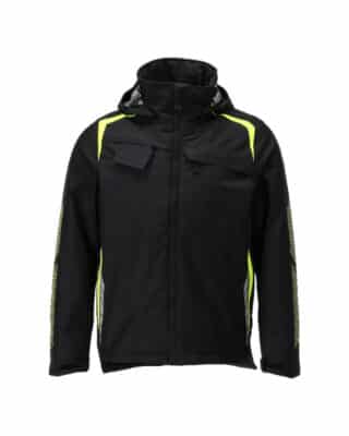 VINTERJACKA 23035 SVART/HI-VISGUL L
