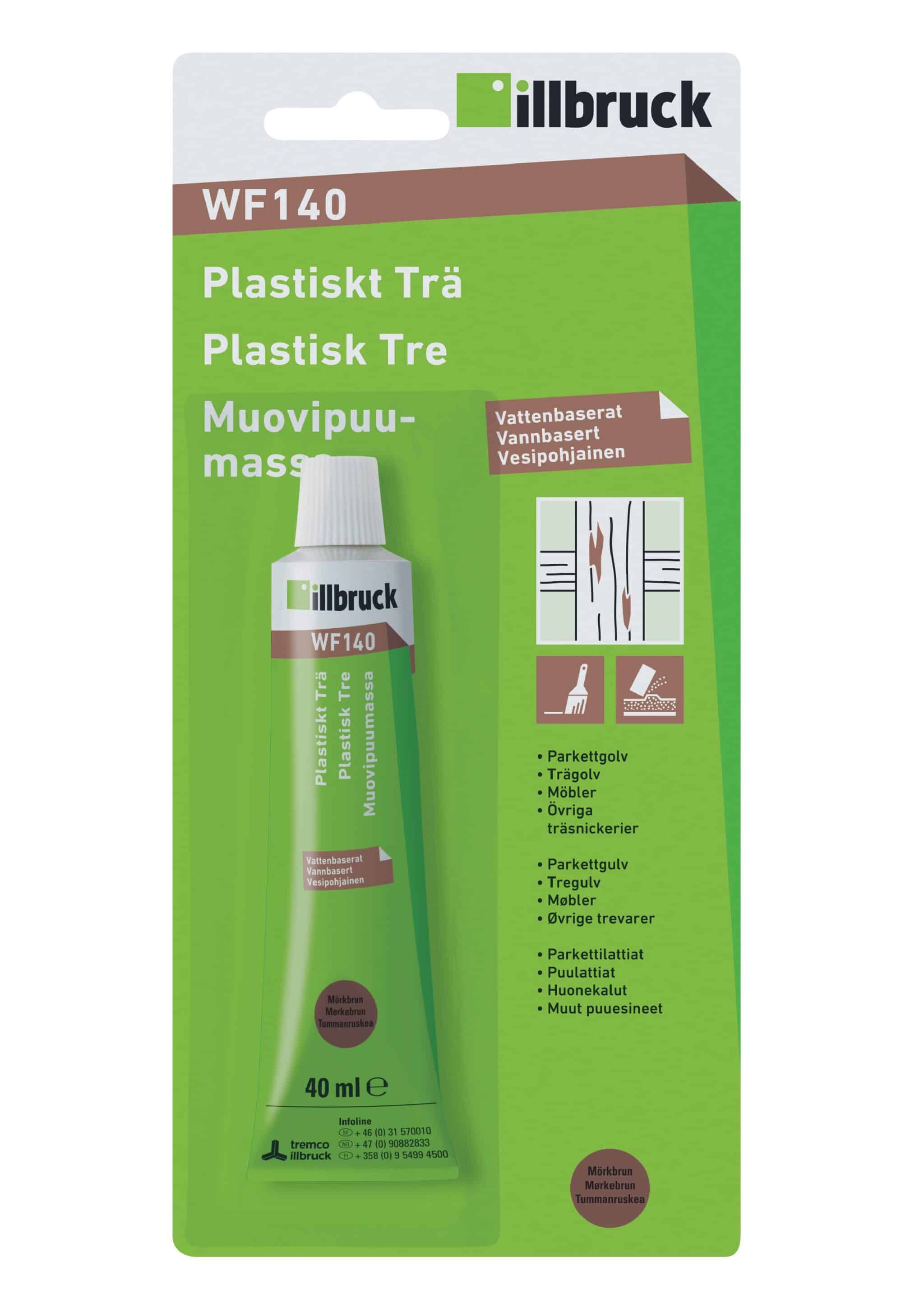 PLASTISKT TRÄ WF140 MELLANBRUN40ML