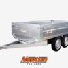 Släpvagn AURORA 750kg 1450x2630mm OBROMSAD