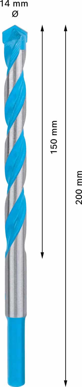 EXPERT CYL-9 MultiConstruction borr 14 x 150 x 200 mm