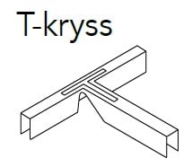 T-Kryss Skarv till Bärprofil