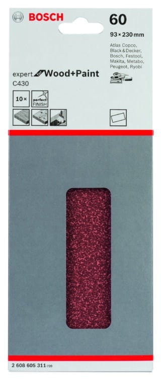 Slippapper C430, 10-pack
