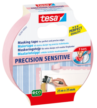 MASKERINGSTEJP PRECISION      SENSITIVE 56260 TESA 25MMX25M