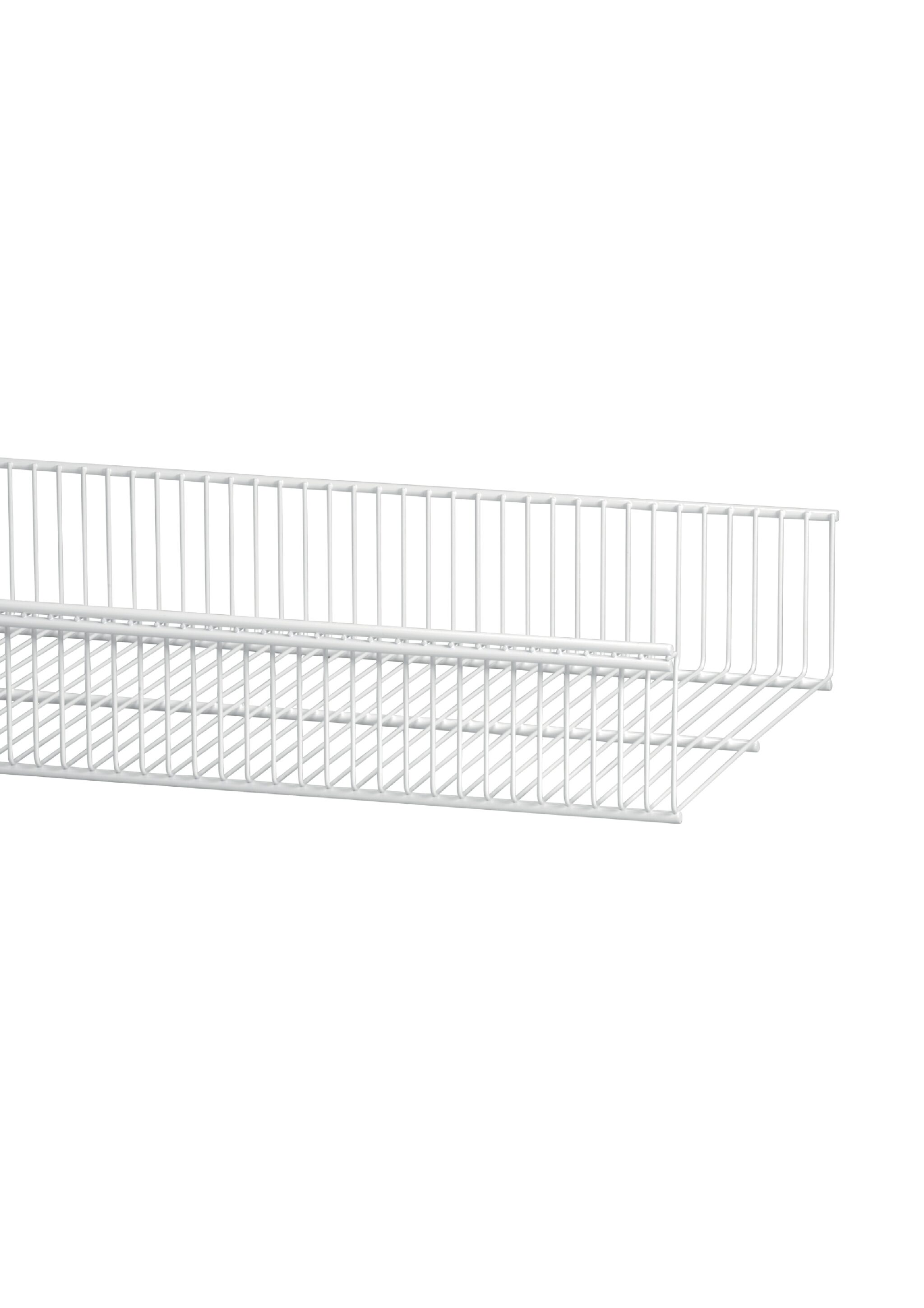 TRÅDHYLLKORG VIT              607X337MM