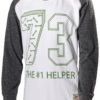 T-SHIRT 353B L.BRADOR GRÅ/VIT 122/128