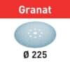 SLIPPAPPER GRANAT STF D225/128 P80 GR/5