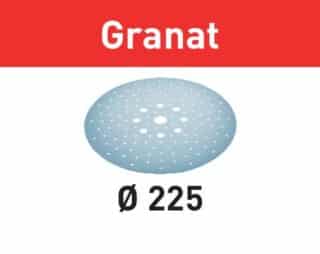 SLIPPAPPER GRANAT STF D225/128 P80 GR/5