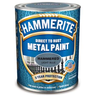 METALLFÄRG HAMMER EFFECT LIGHTBLUE HAMMERITE METALL 0,75L