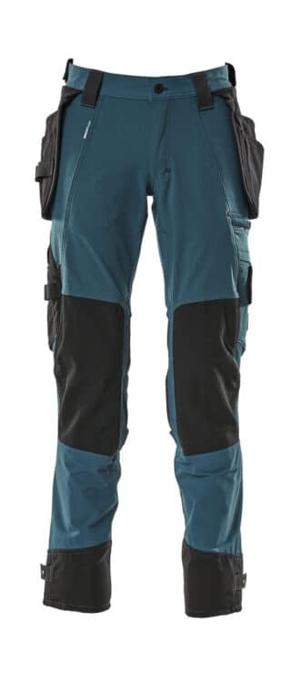 BYXOR 17031 MED HÄNGFICKOR    MÖRK PETROLEUM 82C56