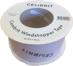 TEJP CEMBRIT WINDSTOPPER TAPE 75MM 25M
