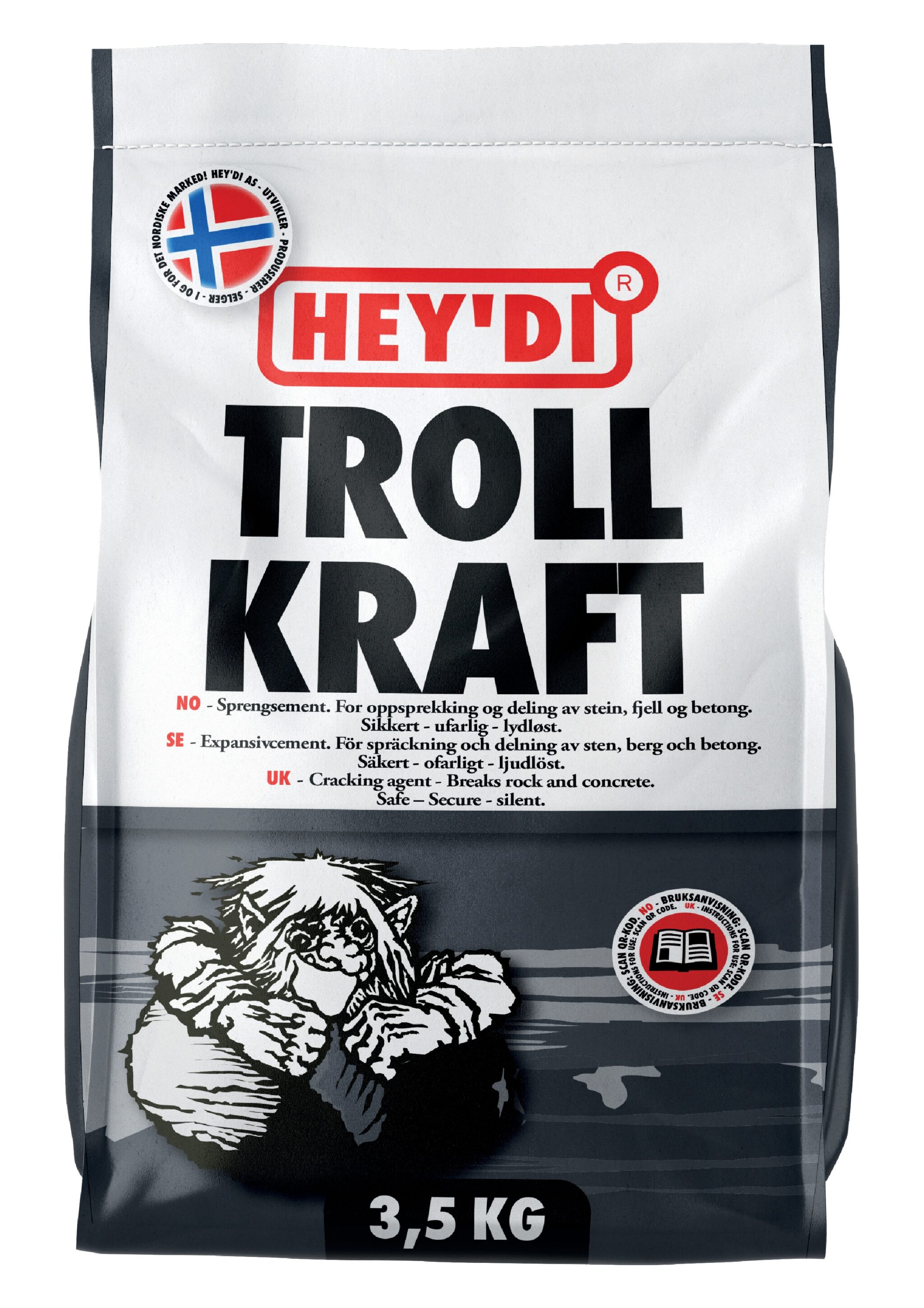 SPRÄNGCEMENT TROLLKRAFT 3,5KG