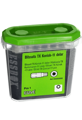 Bitssats TX konisk 11 delar