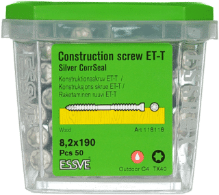 Konstruktionsskruv ET-T, Corrseal C4