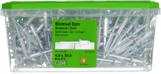 BLINDNIT AL/ST ÖPPET KULLRIGT H GR.OMR 12-15,5 4,8X20 275ST