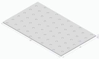 HÅLPLATTA ESSVE CE 200X120X2,0