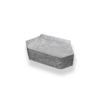 Mursten Megastone 100 rundhuggen 360x200x100mm grå H